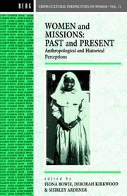 Women and missions : past and present : anthropological and historical perceptions