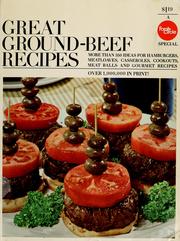 Cover of: Great ground-beef recipes by Anne M. Fletcher