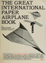 Cover of: The great international paper airplane book