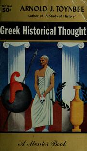 Cover of: Greek historical thought from Homer to the age of Heraclius