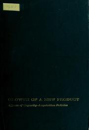 Cover of: Growth of a new product by Ole C Nord