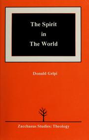 Cover of: God breathes the Spirit in the World by Donald L. Gelpi