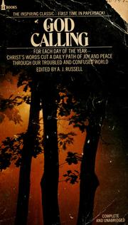 Cover of: God calling by by two listeners ; edited by A.J. Russell