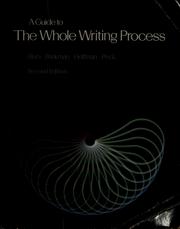 Cover of: A Guide to the whole writing process by Jack Blum