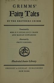 Cover of: Grimms' fairy tales