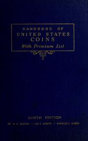 Cover of: Handbook of United States coins: with premium list.