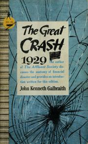 Cover of: The great crash, 1929.
