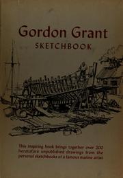 Cover of: Gordon Grant sketchbook