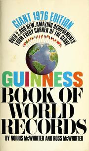 Cover of: Guinness book of world records