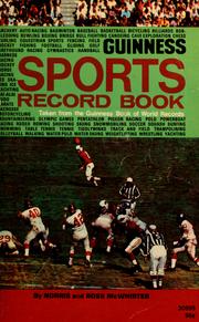 Cover of: Guinness sports record book by Norris Dewar McWhirter
