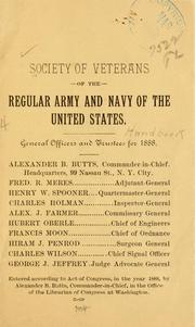 [Handbook] by Society of veterans of the regular army and navy of the United States