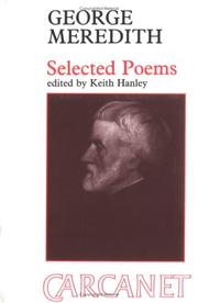 Cover of: Selected poems by George Meredith