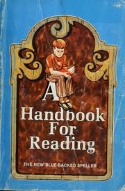 Cover of: A handbook for reading: the new blue-backed speller / Margaret McCary, Laurel Hicks.