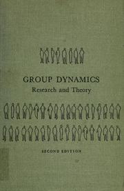 Group dynamics by Dorwin Cartwright