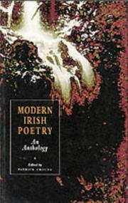 Cover of: Modern Irish poetry