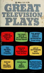 Cover of: Great television plays