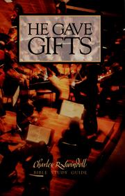 Cover of: He gave gifts by Charles R. Swindoll