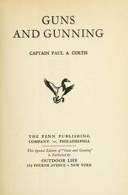 Cover of: Guns and gunning