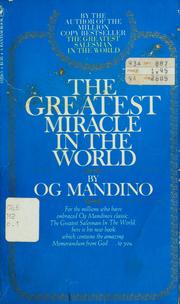 Cover of: The greatest miracle in the world