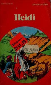 Cover of: Heidi by Johanna Spyri