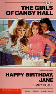 Cover of: Happy birthday, Jane (The Girls of Canby Hall #28)