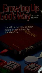 Cover of: Growing up God's way