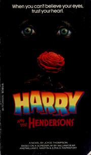 Cover of: Harry and the Hendersons: a novel