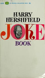 Cover of: Harry Hershfield joke book by Harry Hershfield
