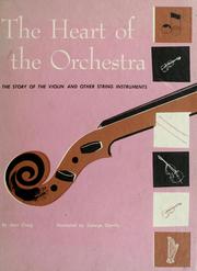 Cover of: The heart of the orchestra. by Jean Craig