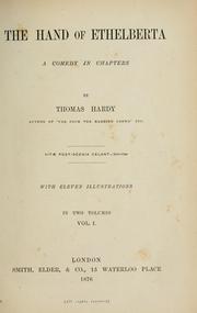 Cover of: The hand of Ethelberta by Thomas Hardy