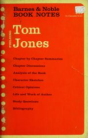 Cover of: Henry Fielding: Tom Jones by LeRoy Hayman