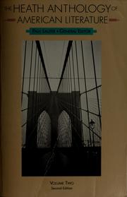 Cover of: The Heath anthology of American literature | Paul Lauter