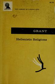 Cover of: Hellenistic religions by Frederick C. Grant