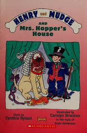 Cover of: Henry and Mudge and Mrs. Hopper's house