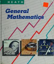 Cover of: Heath general mathematics by David W. Lowry, Earl G. Ockenga, Walter E. Rucker