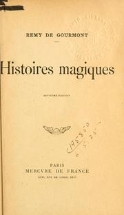 Cover of: Histoires magiques.