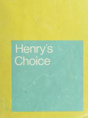 Cover of: Henry's choice by Herb Kane