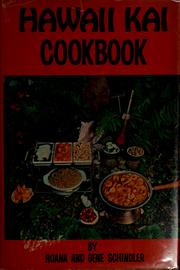 Cover of: Hawaii Kai cookbook by Roana Schindler