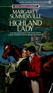 Cover of: Highland Lady by Margaret Summerville