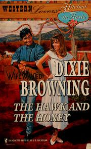 Cover of: The hawk and the honey