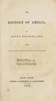Cover of: The history of Amelia by Henry Fielding
