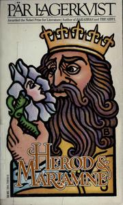 Cover of: Herod and Mariamne