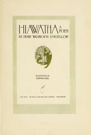 Cover of: Hiawatha ... by Henry Wadsworth Longfellow