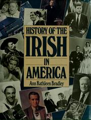 Cover of: History of the Irish in America