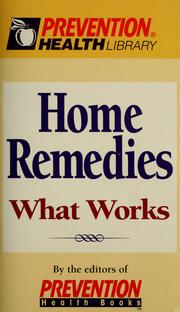 Cover of: Home remedies: what works
