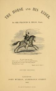 Cover of: horse and his rider