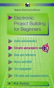 Cover of: Electronic Project Building for Beginners