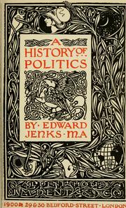 Cover of: history of politics