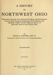 Cover of: A history of northwest Ohio by Winter, Nevin Otto