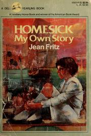 Cover of: Homesick, my own story by Jean Fritz